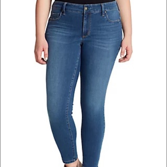 Jessica Simpson Denim - Jessica Simpson plus size kiss me ankle skinny jean